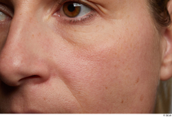 Eye Face Nose Cheek Skin Woman Slim Wrinkles Studio photo references